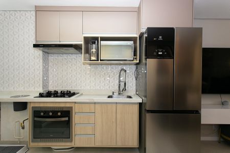Cozinha de apartamento à venda com 1 quarto, 36m² em Vila Granada, São Paulo