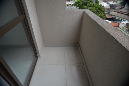 Varanda da Sala de apartamento à venda com 2 quartos, 55m² em Parque das Nações, Santo André