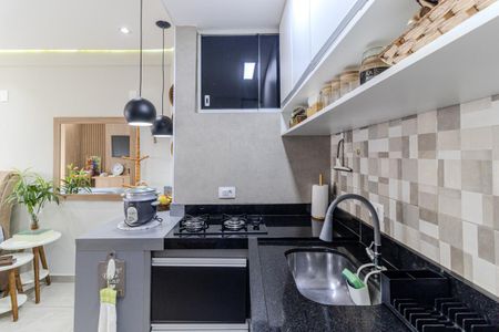 Studio à venda com 39m², 1 quarto e sem vagaCozinha