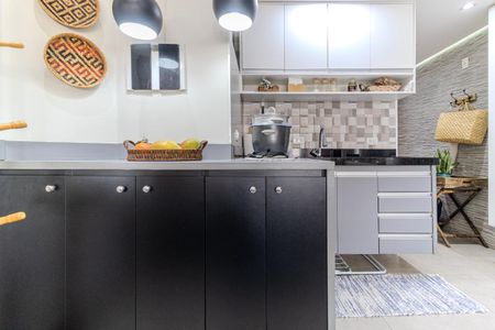 Studio à venda com 39m², 1 quarto e sem vagaCozinha