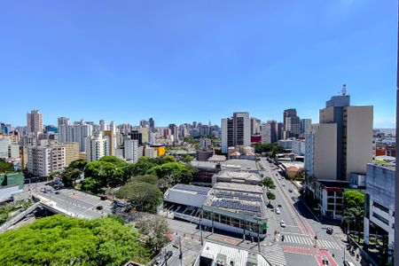 Vista da Varanda do Studio de kitnet/studio para alugar com 1 quarto, 27m² em Liberdade, São Paulo