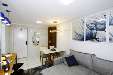 Sala de apartamento à venda com 2 quartos, 47m² em Jk, Contagem