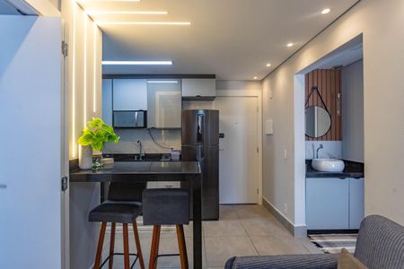 Sala  de apartamento para alugar com 2 quartos, 39m² em Parque Bristol, São Bernardo do Campo