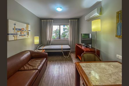 Sala de apartamento para alugar com 1 quarto, 42m² em Itaim Bibi, São Paulo