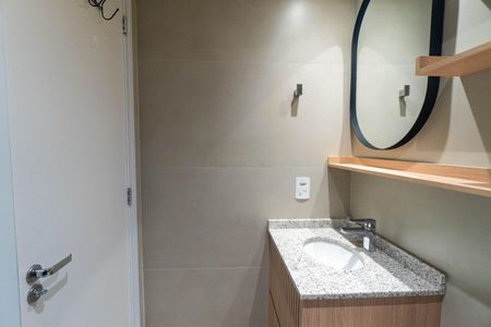 Banheiro de kitnet/studio à venda com 1 quarto, 29m² em Jardim Prudência, São Paulo