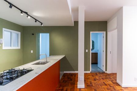 Sala de apartamento para alugar com 1 quarto, 65m² em República, São Paulo