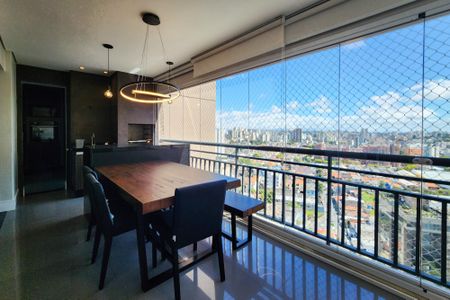 Varanda Gourmet  de apartamento à venda com 3 quartos, 116m² em Baeta Neves, São Bernardo do Campo
