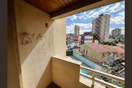 Varanda da Sala de apartamento à venda com 3 quartos, 77m² em Vila Pauliceia, São Paulo