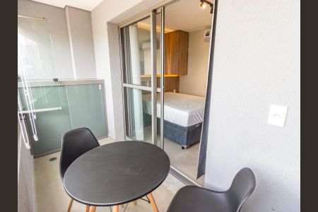 Apartamento para alugar com 25m², 1 quarto e sem vagaVaranda