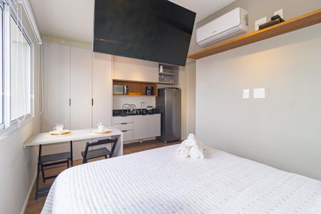Studio para alugar com 21m², 1 quarto e sem vagaQuarto