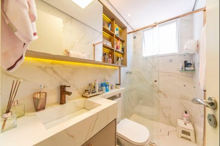 Apartamento à venda com 81m², 3 quartos e 2 vagasBanheiro do Quarto 3