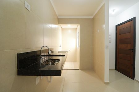 Sala/Cozinha de casa para alugar com 1 quarto, 35m² em Vila Espanhola, São Paulo