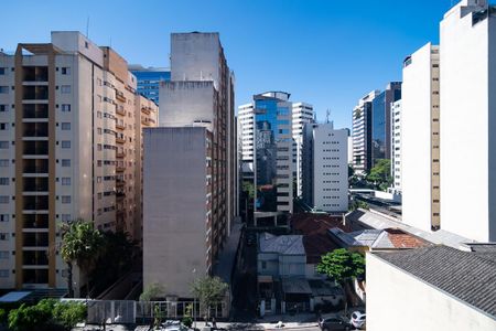 Sala - Vista de apartamento à venda com 1 quarto, 32m² em Bela Vista, São Paulo
