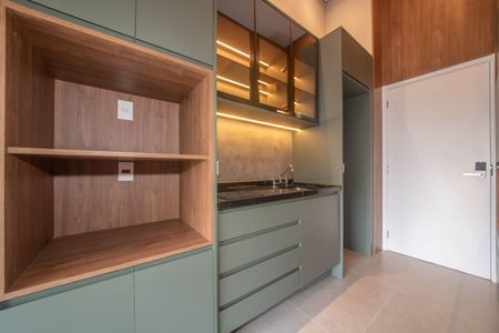 Studio à venda com 25m², 1 quarto e sem vagaCozinha