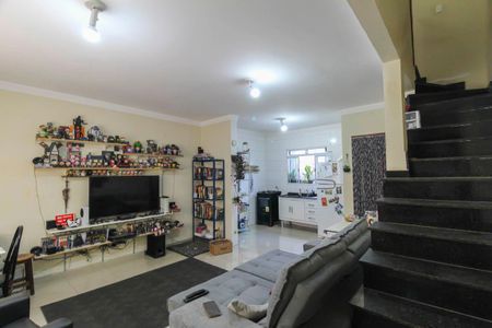 Sala/Cozinha de casa de condomínio à venda com 3 quartos, 82m² em Vila Lucia, São Paulo