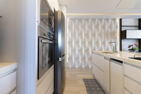 Apartamento à venda com 74m², 2 quartos e 2 vagasCozinha 