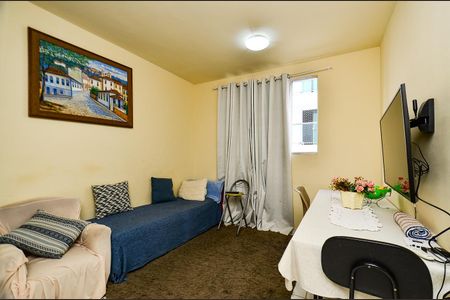 Sala Ambientes de apartamento à venda com 3 quartos, 70m² em Grajaú, Belo Horizonte