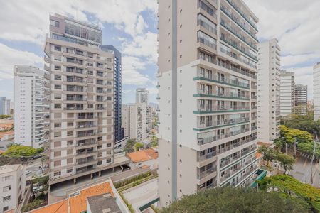 Vista da Varanda de apartamento à venda com 1 quarto, 37m² em Sumaré, São Paulo