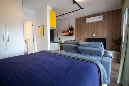 Studio à venda com 43m², 1 quarto e 1 vaga Studio à venda com 43m², 1 quarto e 1 vagaQuarto