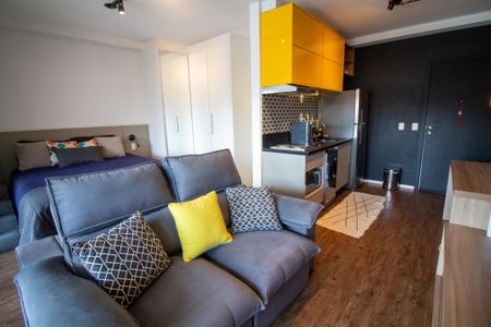 Sala de kitnet/studio à venda com 1 quarto, 43m² em Cidade Monções, São Paulo