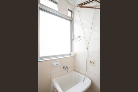 Área de serviço de apartamento à venda com 2 quartos, 90m² em Santo Antônio, São Caetano do Sul