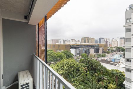 Studio para alugar com 29m², 1 quarto e sem vagaVaranda