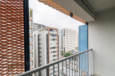 Studio para alugar com 29m², 1 quarto e sem vagaVaranda