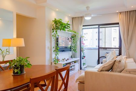 Sala de apartamento à venda com 3 quartos, 79m² em Vila Hamburguesa, São Paulo