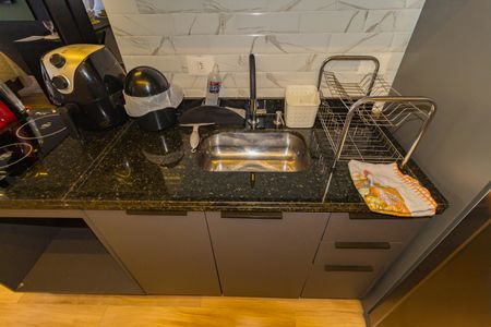 Studio à venda com 27m², 1 quarto e sem vaga Studio à venda com 27m², 1 quarto e sem vagaDetalhe - Cozinha