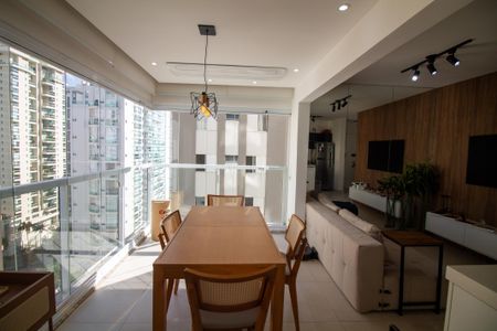 Sala de Jantar  de apartamento para alugar com 1 quarto, 48m² em Campo Belo, São Paulo