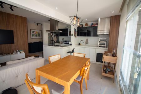 Sala de Jantar  de apartamento para alugar com 1 quarto, 48m² em Campo Belo, São Paulo