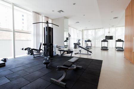 Apartamento à venda com 91m², 1 quarto e 2 vagasÁrea comum - Academia