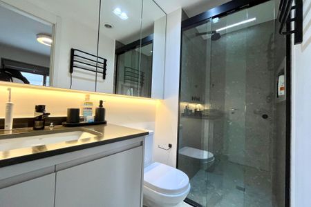 Apartamento à venda com 65m², 1 quarto e 1 vagaBanheiro da Suíte