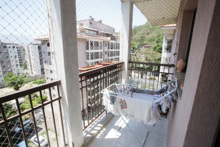 Varanda da Sala de apartamento para alugar com 3 quartos, 164m² em Taquara, Rio de Janeiro