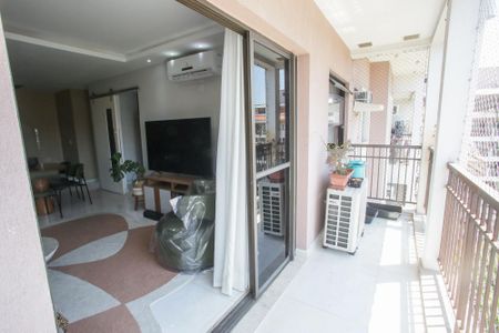 Varanda da Sala de apartamento para alugar com 3 quartos, 164m² em Taquara, Rio de Janeiro