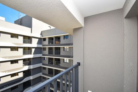Varanda da Sala de kitnet/studio à venda com 1 quarto, 27m² em Pinheiros, São Paulo
