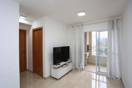 Sala  de apartamento para alugar com 2 quartos, 57m² em Paraíso do Morumbi, São Paulo