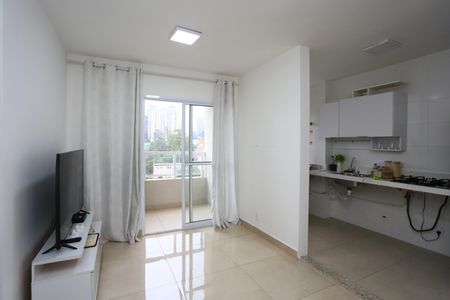 Sala  de apartamento para alugar com 2 quartos, 57m² em Paraíso do Morumbi, São Paulo