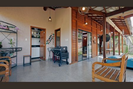 Varanda da Sala de casa de condomínio à venda com 4 quartos, 150m² em Vereda das Gerais, Nova Lima