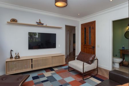 Sala de apartamento à venda com 3 quartos, 123m² em Pompeia, São Paulo