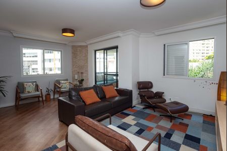 Sala de apartamento à venda com 3 quartos, 123m² em Pompeia, São Paulo