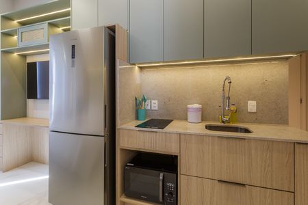 Studio à venda com 27m², 1 quarto e sem vagaCozinha