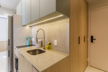 Studio à venda com 27m², 1 quarto e sem vagaCozinha