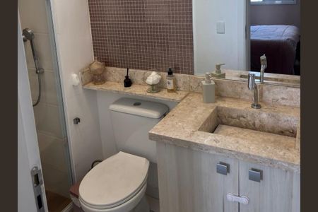 Apartamento para alugar com 54m², 2 quartos e 1 vaga Apartamento para alugar com 54m², 2 quartos e 1 vagaBanheiro da Suíte