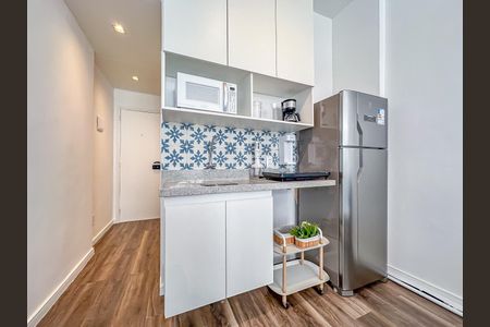 Studio à venda com 32m², 1 quarto e sem vaga