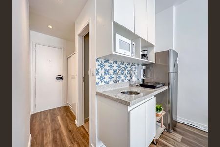 Studio à venda com 32m², 1 quarto e sem vaga