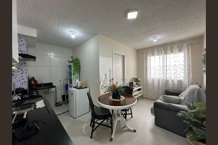 Sala/Cozinha de apartamento para alugar com 2 quartos, 36m² em Várzea da Barra Funda, São Paulo