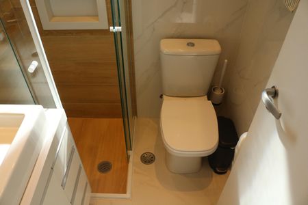 Apartamento à venda com 77m², 1 quarto e 1 vagaBanheiro