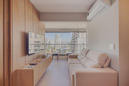 Sala de apartamento à venda com 1 quarto, 44m² em Pinheiros, São Paulo