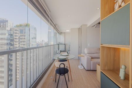 Apartamento para alugar com 44m², 1 quarto e sem vagaVaranda